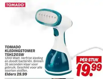 Dekamarkt TOMADO KLEDINGSTOMER TSH1201W aanbieding