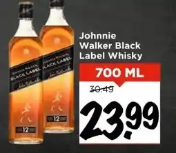 Vomar Voordeelmarkt Johnnie Walker Black Label Whisky aanbieding
