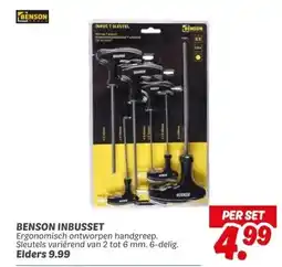 Dekamarkt BENSON INBUSSET aanbieding