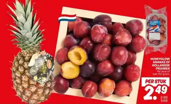 Dekamarkt HONEYGLOW ANANAS OF HOLLANDSE PRUIMEN aanbieding