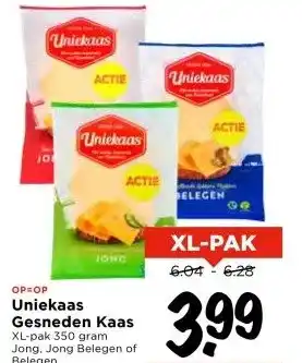 Vomar Voordeelmarkt Uniekaas Gesneden Kaas aanbieding