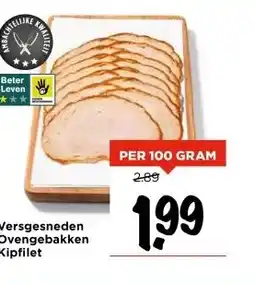 Vomar Voordeelmarkt Versgesneden Ovengebakken Kipfilet aanbieding
