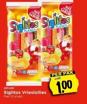 Vomar Voordeelmarkt Siglitos Vrieslollies aanbieding