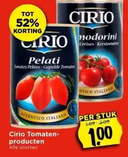 Vomar Voordeelmarkt Cirio Tomaten- producten aanbieding