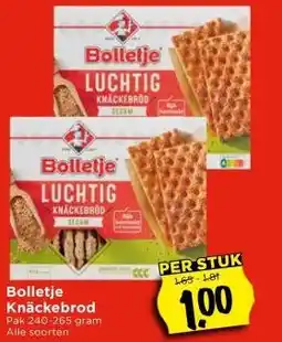 Vomar Voordeelmarkt Bolletje Knäckebrod aanbieding