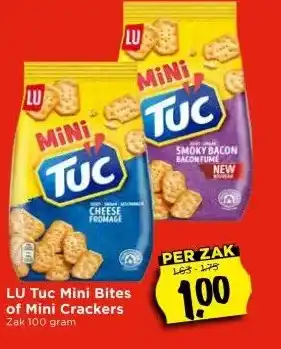 Vomar Voordeelmarkt LU Tuc Mini Bites of Mini Crackers aanbieding