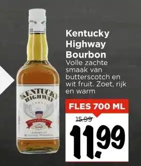 Vomar Voordeelmarkt Kentucky Highway Bourbon aanbieding