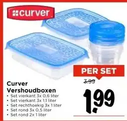 Vomar Voordeelmarkt Curver Vershoudboxen aanbieding