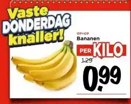 Vomar Voordeelmarkt Bananen. aanbieding
