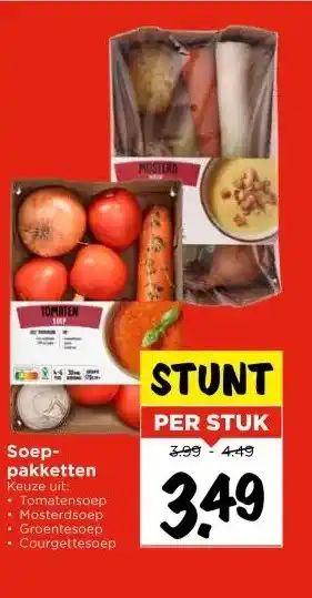 Vomar Voordeelmarkt Soep- pakketten aanbieding