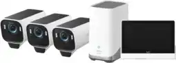 Coolblue EufyCam S3 Pro 3-Pack + Smart Display E10 aanbieding