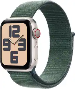 Coolblue Apple Watch SE 2024 4G 40mm Starlight Sport Loop aanbieding