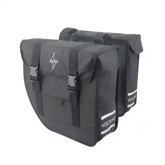 ANWB Voltano Dubbele Fietstas 40 L Urban Flow XL Donker Grijs aanbieding