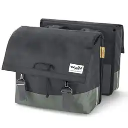 ANWB Urban Proof Dubbele Fietstas 40 Liter Grijs Groen aanbieding