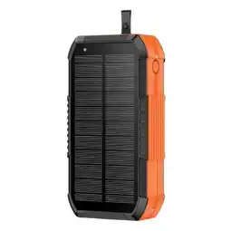 ANWB Gastrologix. Solar Powerbank Incl. Handslinger 50.000mAh Oranje Zwart aanbieding