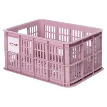 ANWB Basil Gerecyclede Fietskrat Crate S Roze aanbieding