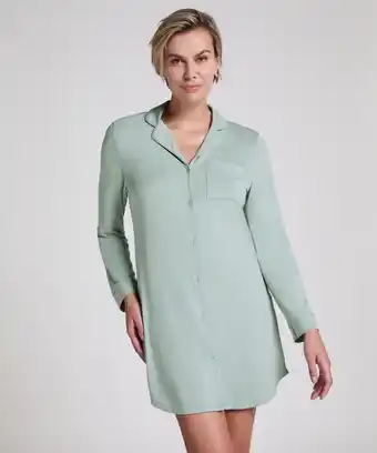 Hunkemoller Hunkemöller Nachthemd Jersey Essential Groen aanbieding