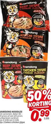 Dekamarkt NAMDONG NOODLES aanbieding