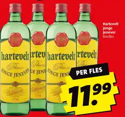 Boni Hartevelt jonge jenever literfles aanbieding