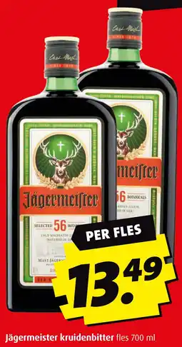 Boni Jägermeister kruidenbitter aanbieding