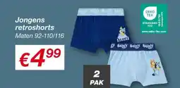 Kik Jongens retroshorts aanbieding