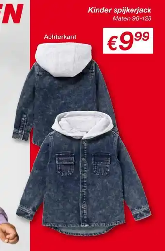 Kik Kinder spijkerjack aanbieding
