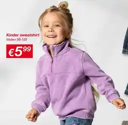 Kik Kinder sweatshirt aanbieding