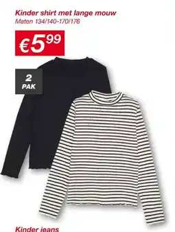 Kik Kinder shirt met lange mouw aanbieding