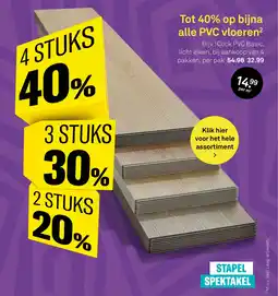 Karwei Op bijna alle PVC vloeren² aanbieding