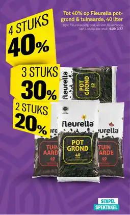 Karwei Op fleurella pot grond & tuinaarde aanbieding