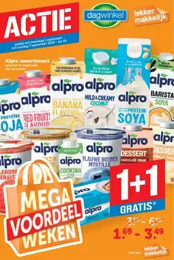 Dagwinkel Alpro assortiment aanbieding