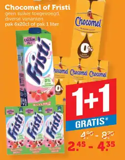 Dagwinkel Chocomel of Fristi aanbieding