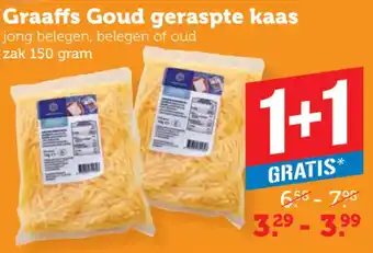 Dagwinkel Graaffs Goud geraspte kaas aanbieding