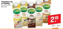 Dagwinkel Campina vla of VlaFlip aanbieding