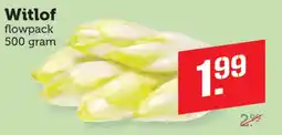 Dagwinkel Witlof flowpack aanbieding
