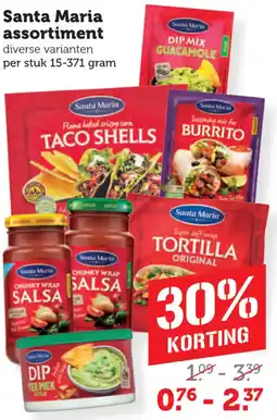 Dagwinkel Santa Maria assortiment aanbieding