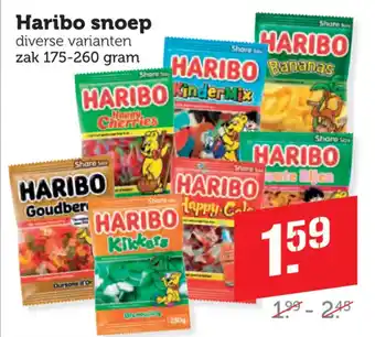 Dagwinkel Haribo snoep aanbieding
