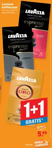 Dagwinkel Lavazza koffiecups aanbieding