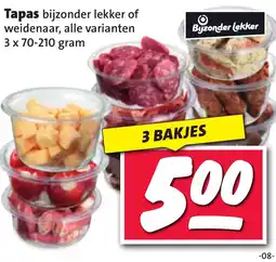Nettorama Tapas bijzonder lekker of weidenaar aanbieding