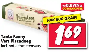 Nettorama Tante Fanny Vers Pizzadeeg aanbieding