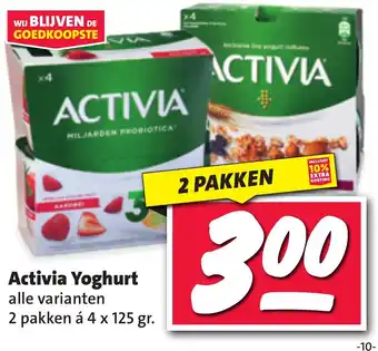 Nettorama Activia Yoghurt aanbieding