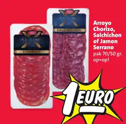 Nettorama Arroyo Chorizo, Salchichon of Jamon Serrano aanbieding