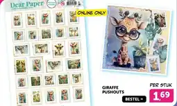 Boekenvoordeel GIRAFFE PUSHOUTS aanbieding