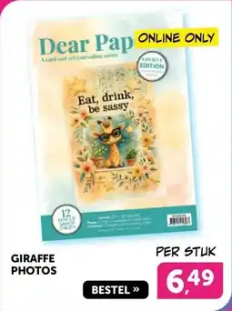 Boekenvoordeel GIRAFFE PHOTOS aanbieding