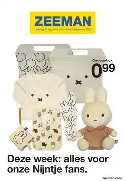 Zeeman Deze week: alles voor onze Nijntje fans. aanbieding