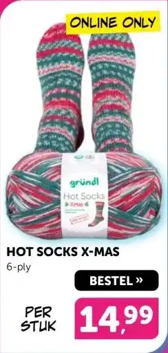 Boekenvoordeel HOT SOCKS X-MAS aanbieding