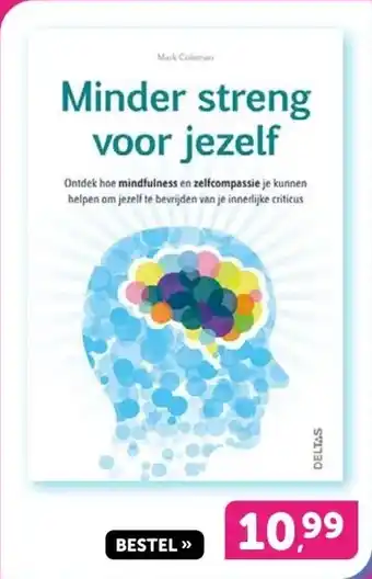 Boekenvoordeel Minder streng voor jezelf aanbieding