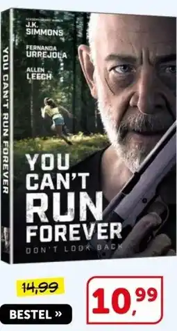 Boekenvoordeel You Can't Run Forever aanbieding