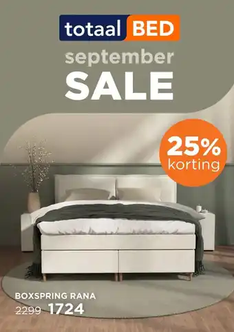 TotaalBED Boxspring Rana aanbieding
