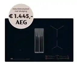 Superkeukens Inductiekookplaat met afzuiging aanbieding